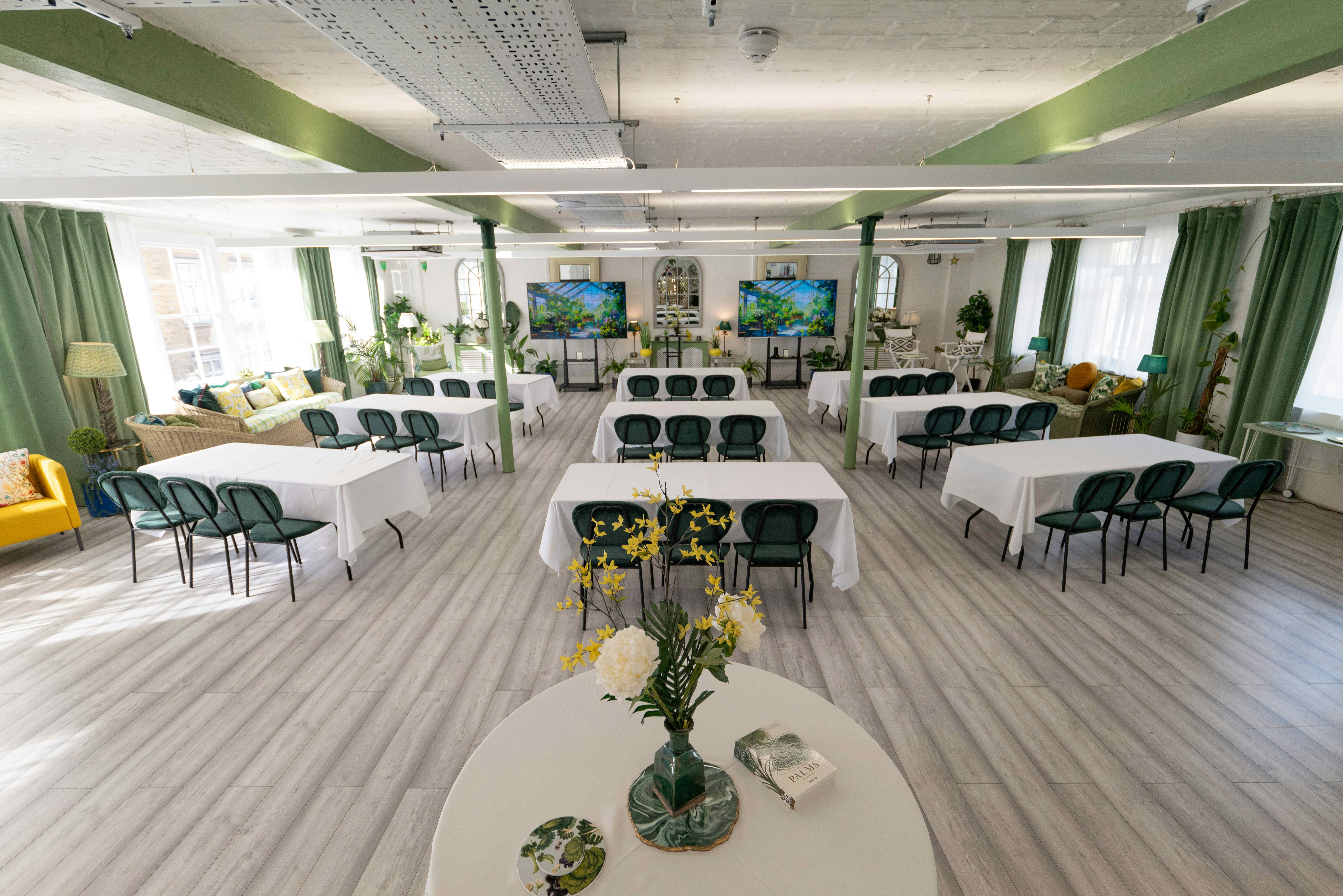 The Palm Room and the Studio, Lumiere London Underwood